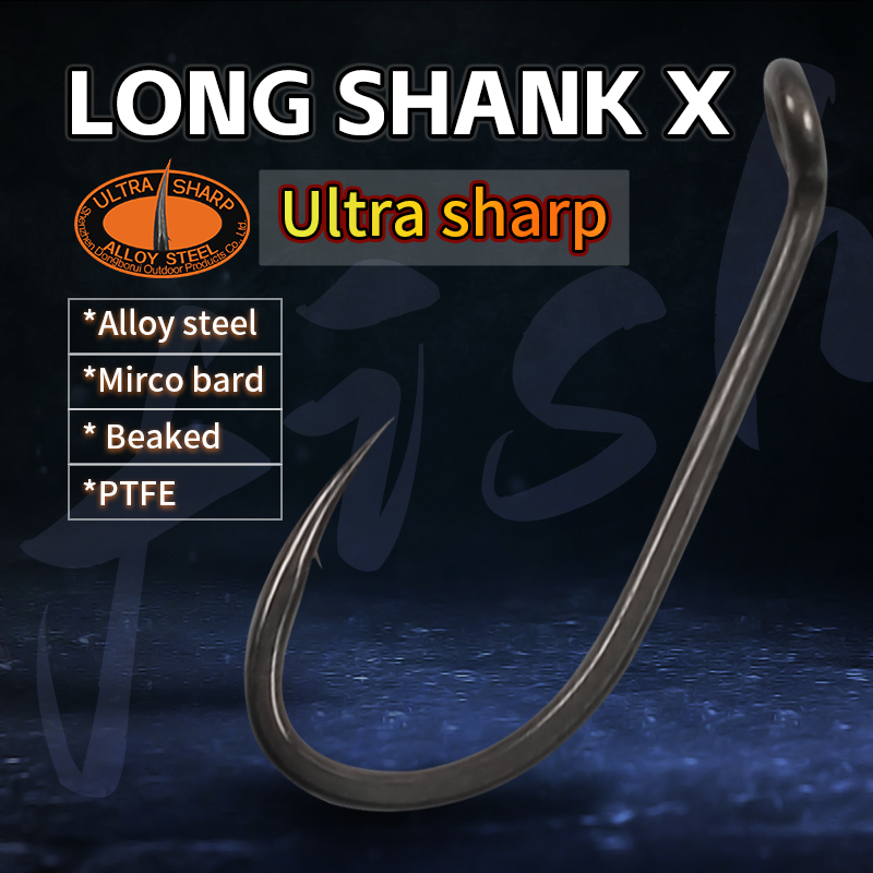 10pcs Karpervissen Haak Lange  - Fishing Hook Barbless recensie en prijs