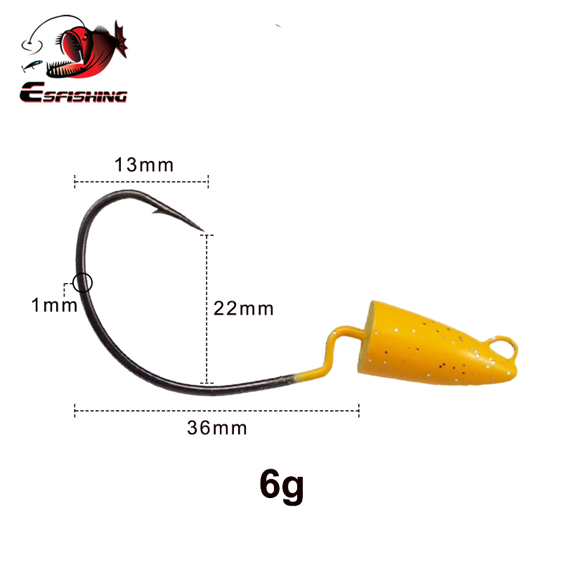 Esfishing Offset Haak Hoge Ste - Fishing Hook Offset recensie en prijs