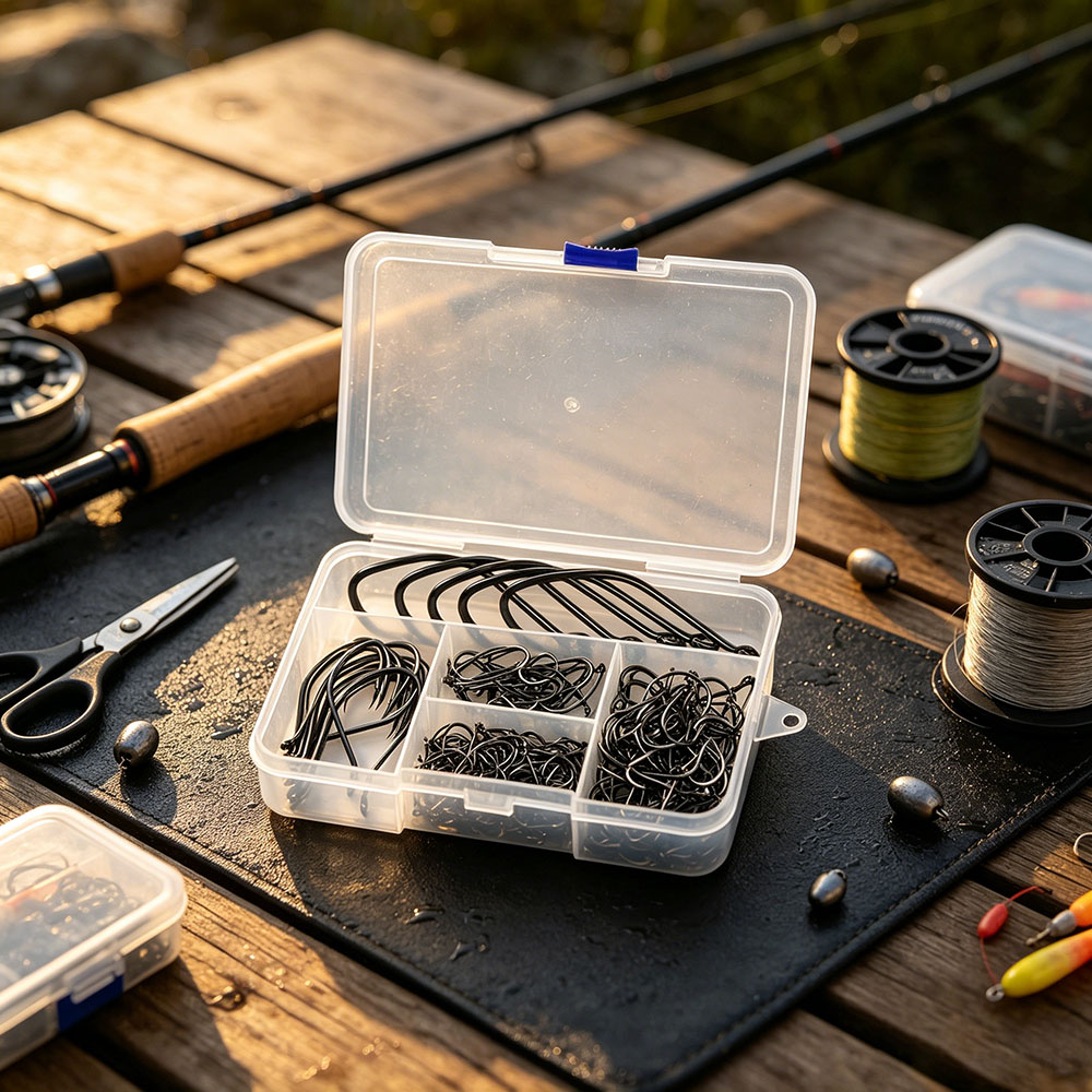 200-delige set met verschillen - Fishing Hook Circle recensie en prijs