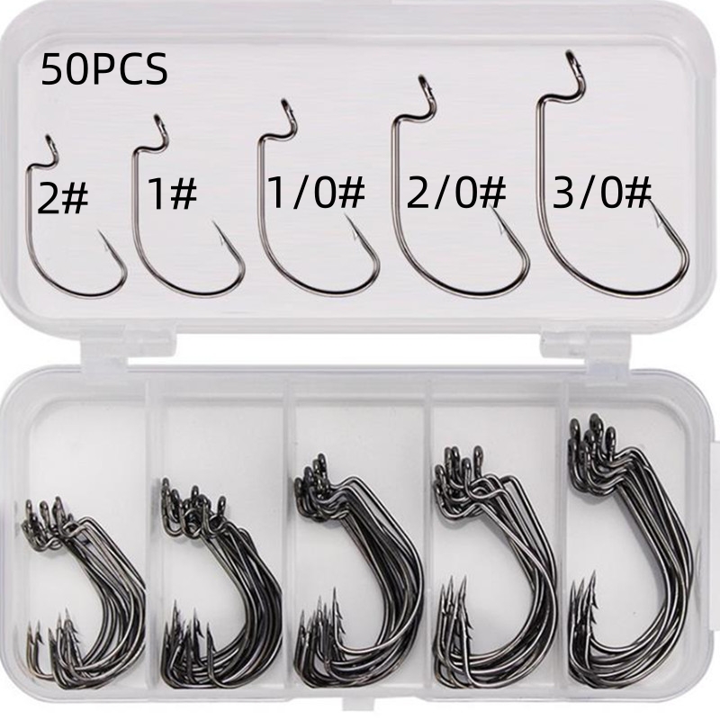 50 stuks/doos Hoogwaardig kool - Fishing Hook Offset recensie en prijs